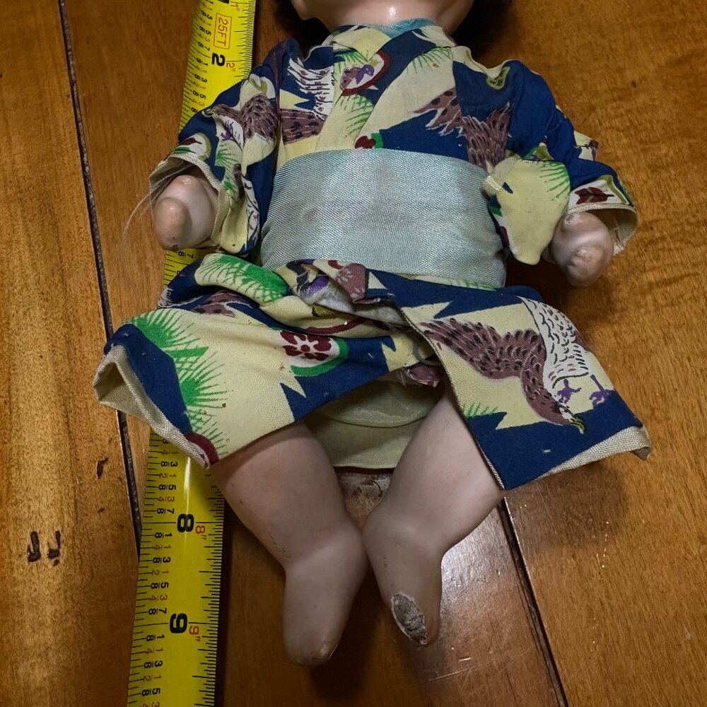 VINTAGE Beautiful Asian Composition Baby, All Original - Picture 10 of 10